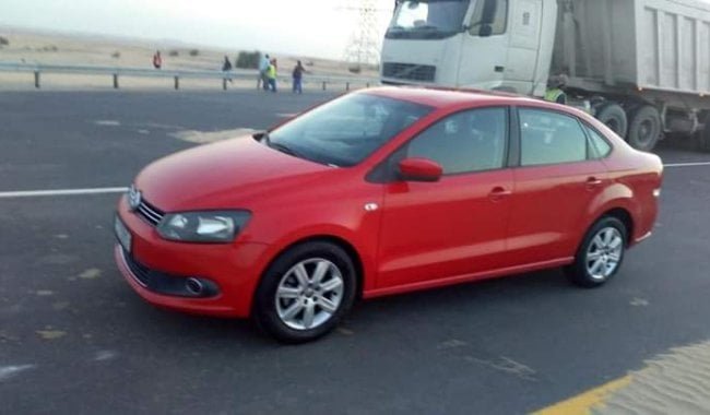 Volkswagen Polo 2013 red color used car