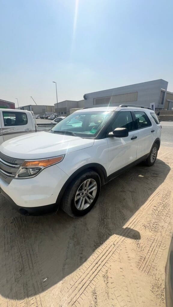 Ford Explorer 2014 White color used car
