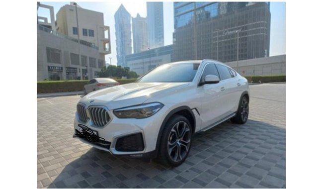 BMW X6 2020 white color used car