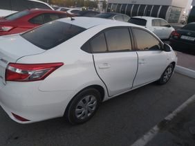 Toyota Yaris 2015 White color used car