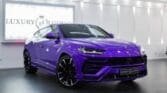 Lamborghini Urus 2021 purple color used car