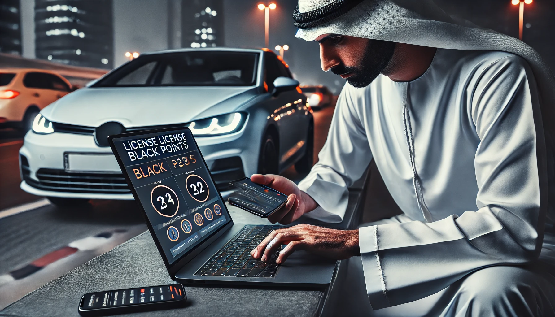 How to Check License Black Points in Abu Dhabi