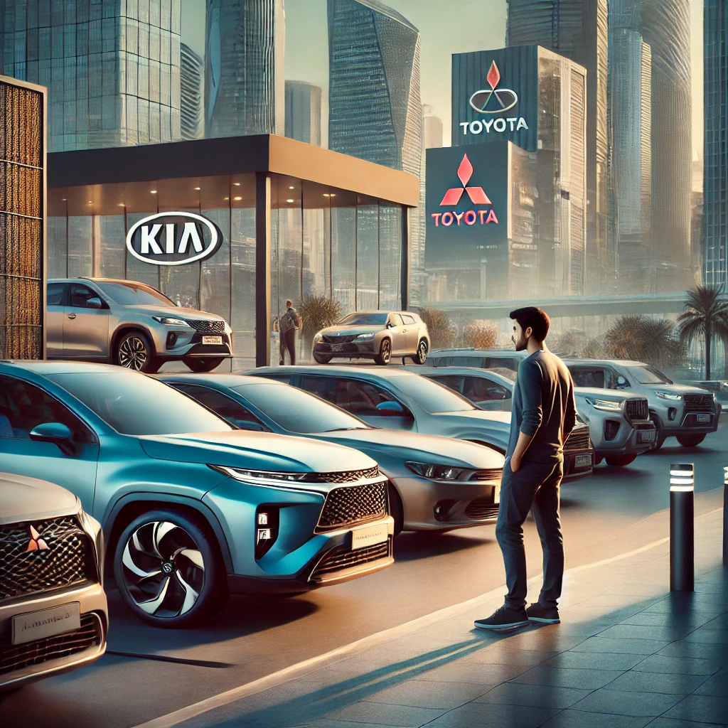 Exploring Abu Dhabi's Auto Market: Kia, Mitsubishi, Toyota